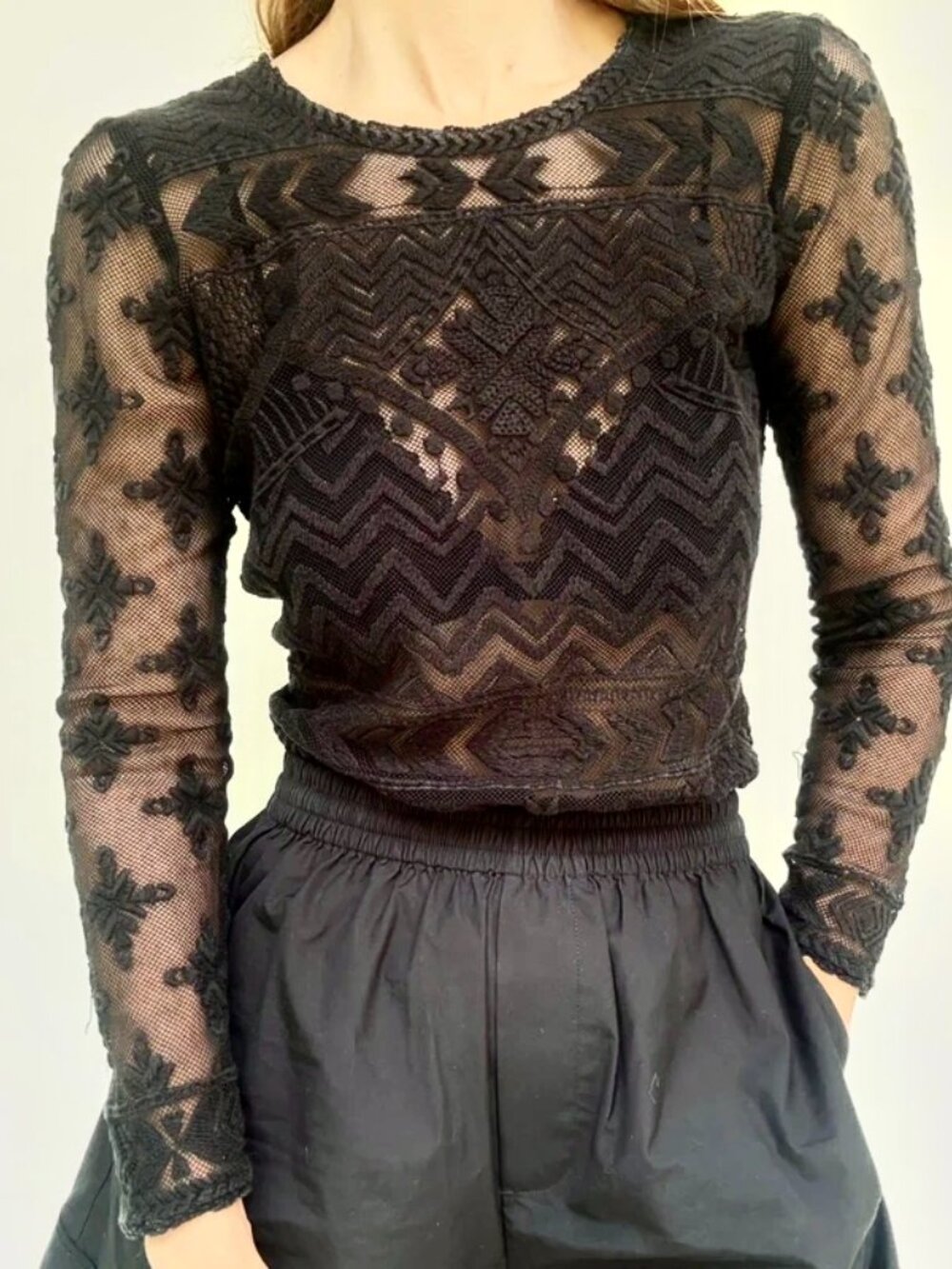 Isabel Marant x H&M Sheer Lace Top